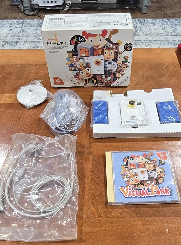 DreamEye Sega Dreamcast DC Camera Peripherals NTSC-J 2000 Boxed hard to find 