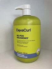 Deva Curl No-Poo Decadence non-lathering cleanser with ultra-rich moisture 32 oz
