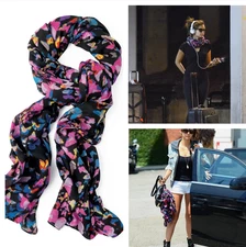 nina dobrev Stella & Dot Union Square Scarf in Mariposa