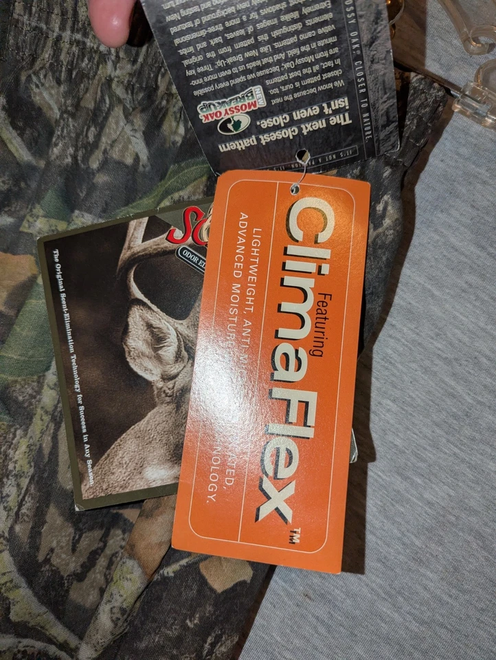 Scent Lok XL Scent-Liner Pants Bottoms ClimaFlex Polyester Mossy Oak Breakup NEW - Image 4 of 4