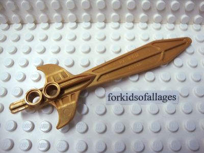 LEGO Knights Kingdom Weapon Large Figure Sword Reddish Gold 47460