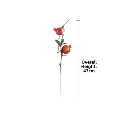 43 cm hoch gelb Granatapfel Schaumstoff Blume für Konsolentisch und Studio