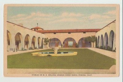 California, Pomona, Stables, Kellogg Arabian Horse Ranch.