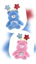 Lot Of 2 New Care Bears Summer 2026 Patriotic Grumpy Cheer Bear 9" Plush