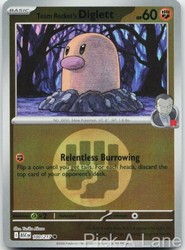 Team Rocket's Diglett 100/217 Ascended Heroes Reverse Holo