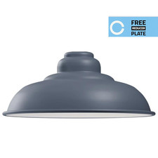 Vintage Easy Fit Metal Ceiling Light Shade Industrial Pendant Lampshade E27 B22