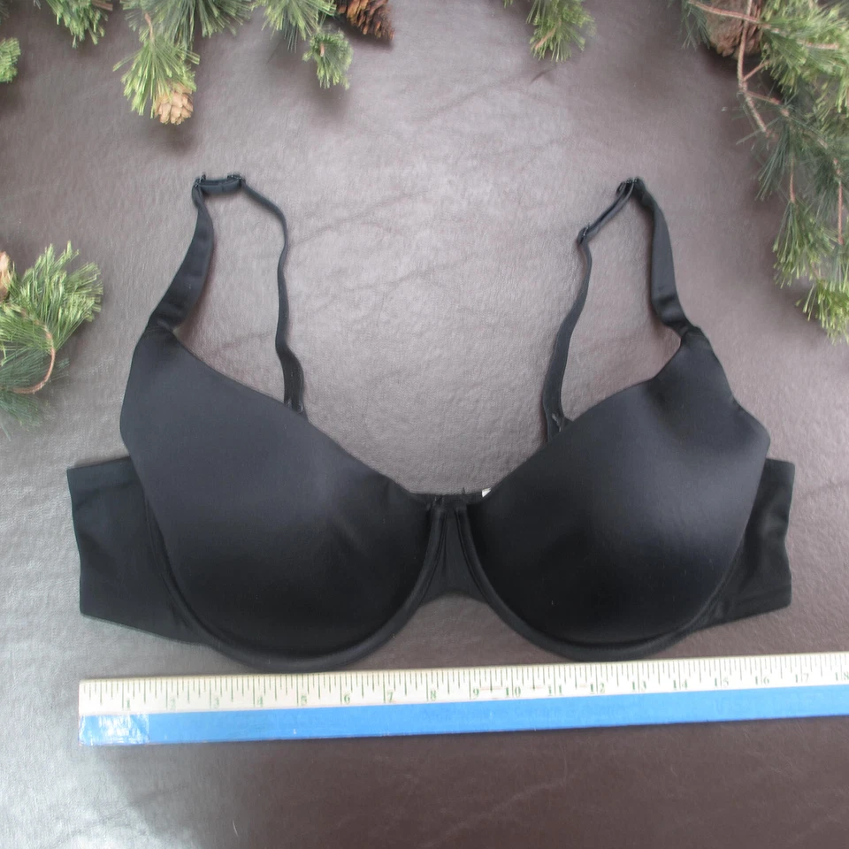 Sujetador Gilligan & O'Malley 42D negro ligeramente forrado con aros cierre ajustable trasero Foto 2 de 4