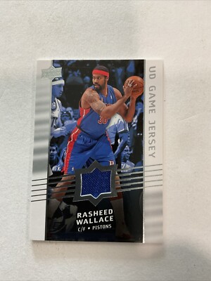 2008-09 Upper Deck Basketball Rasheed Wallace Game Used
