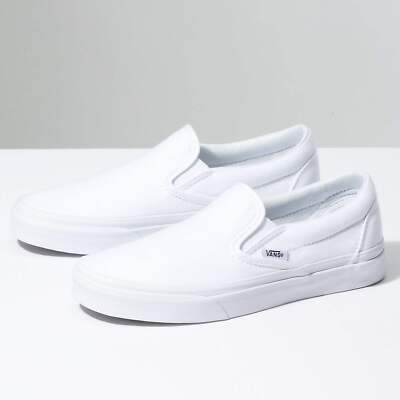 VANS Classic Slip-On True White VN000EYEW00 Vans | Classic Slip-On True White Classics Shoe main image 4
