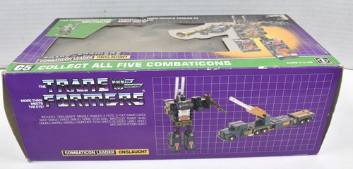 1986 Hasbro G1 Transformers Bruticus Combaticon Leader Onslaught Complete w Box - Picture 13 of 13
