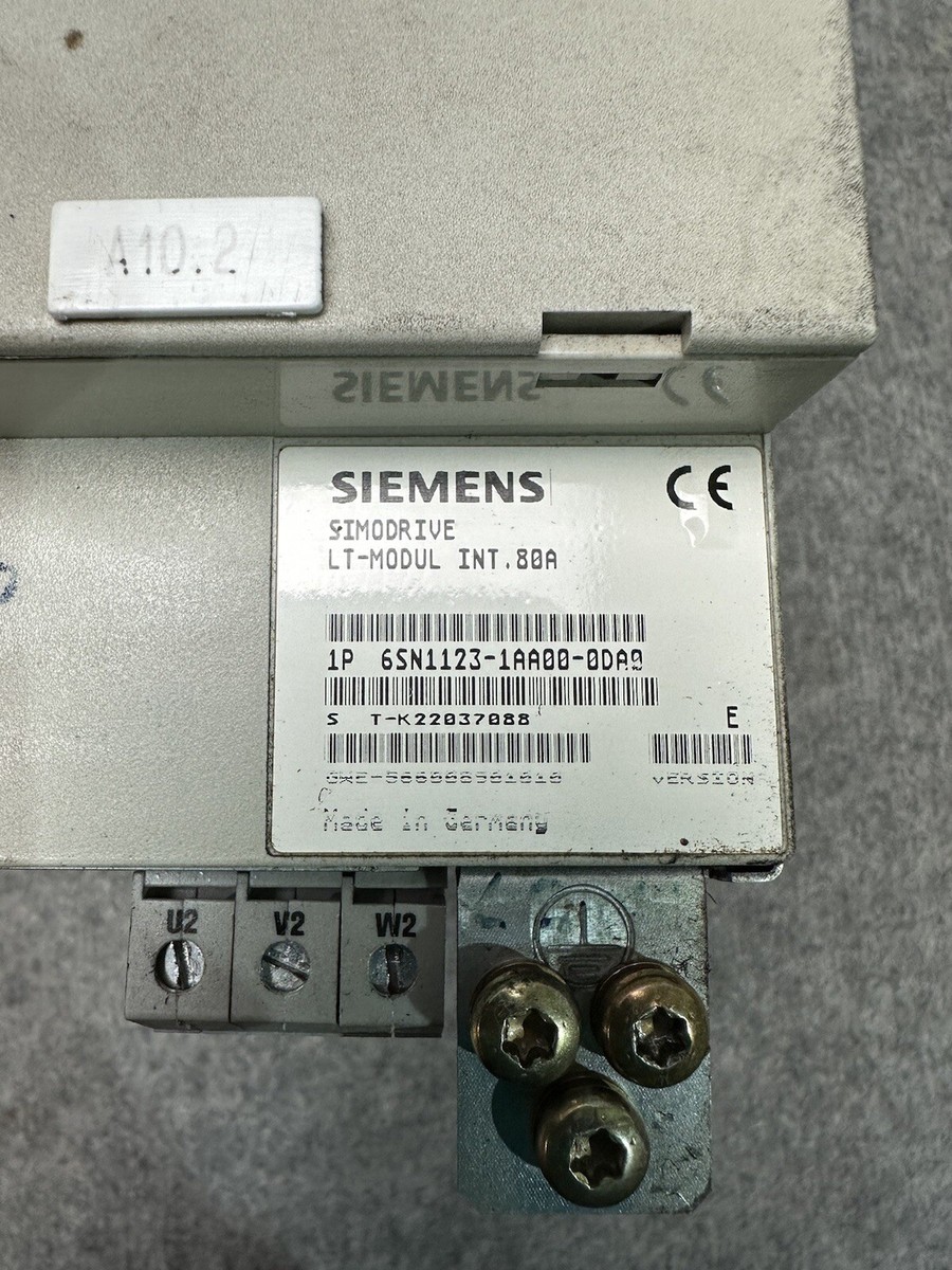 Buy Siemens 6SN1123-1AA00-0DA1 Simodrive LT-Module INT.80A from CNC BOTE Buy Siemens 6SN1123-1AA00-0DA1 Simodrive LT-Module INT.80A from CNC BOTE