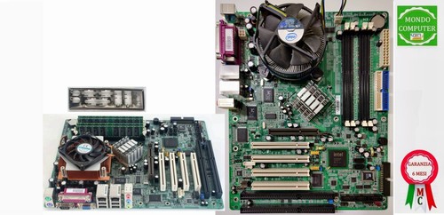 SCHEDA MADRE SOCKET LGA 775 DFI G7S620-N + CPU + 2 GB RAM