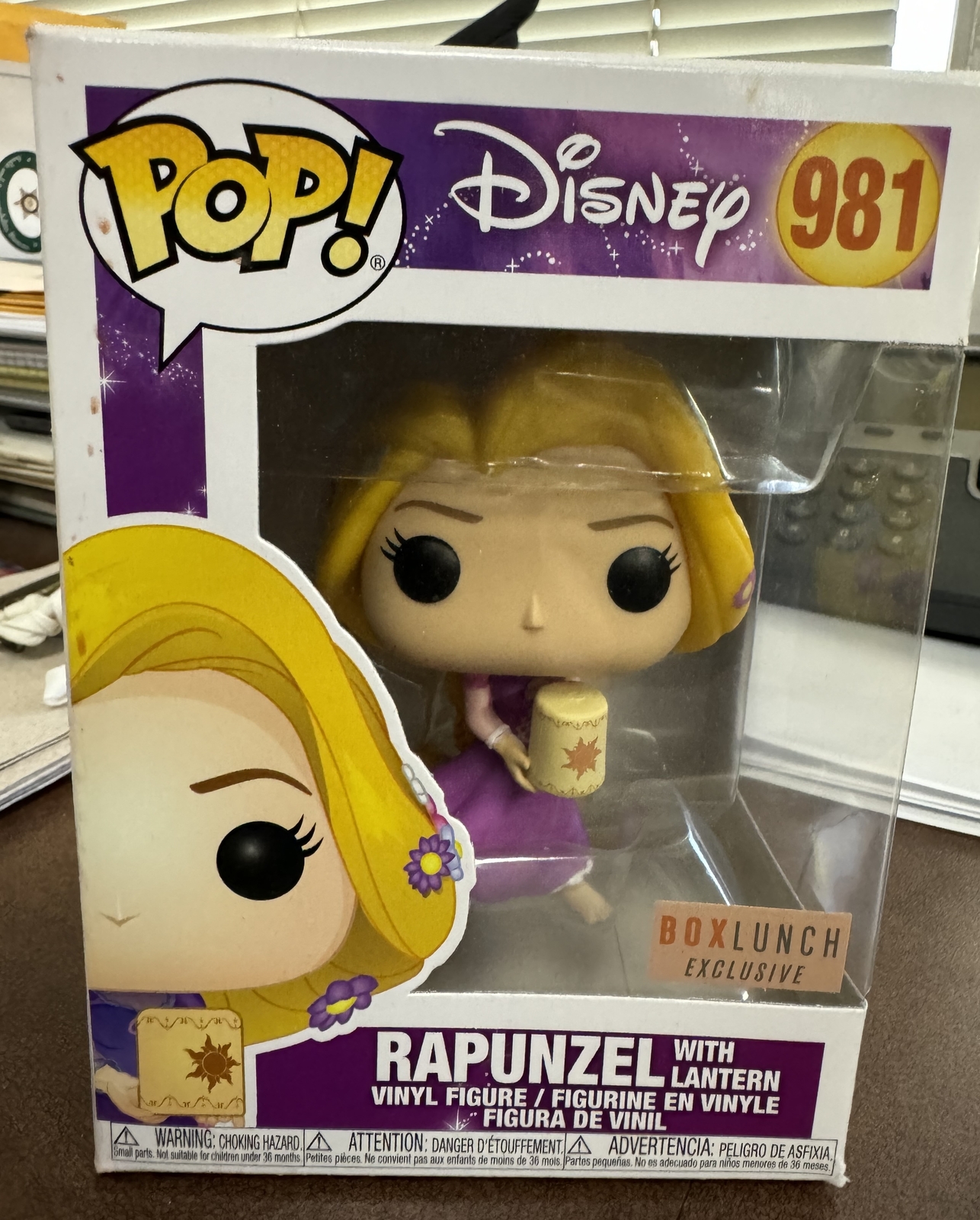 Funko Pop 2020! Disney #981 Rapunzel Con Linterna Figura De Vinilo Exclusiva Boxlunch
