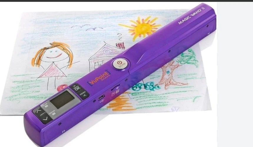 VuPoint Solutions PDS-ST441PU Magic Wand II Portable Scanner NEW Sealed Purple - Image 2 of 4