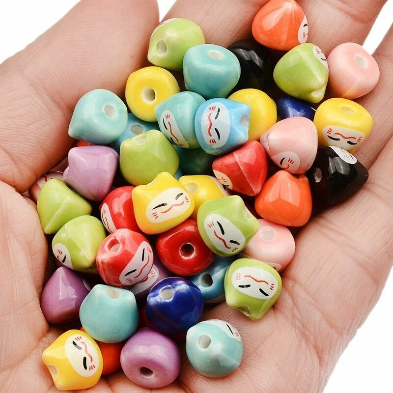 Ceramic beads for jewelry making sale