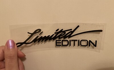 Limited Edition Laser Cut Decal Sticker Black Free Shipping