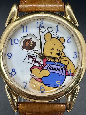 WorkingVintage 1990's Disney Catalog Pooh and Friend Daydream Hunny Watch Y3