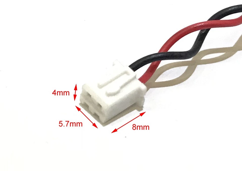 RC Tank Parts 1/16 Henglong Taigen 10cm Adapter Wire 2-Pin Receiver Board 5pcs - Image 3 of 4