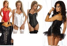 sexy corsetto bustino burlesque stringivita lingerie intimo da donna STINGIBUSTO