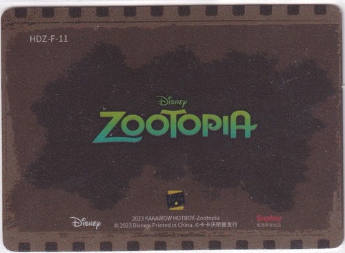Disney Kakawow 2024 Zootopia No. HWT-F-11 Mr. Big Judy Hopps - Picture 2 of 2