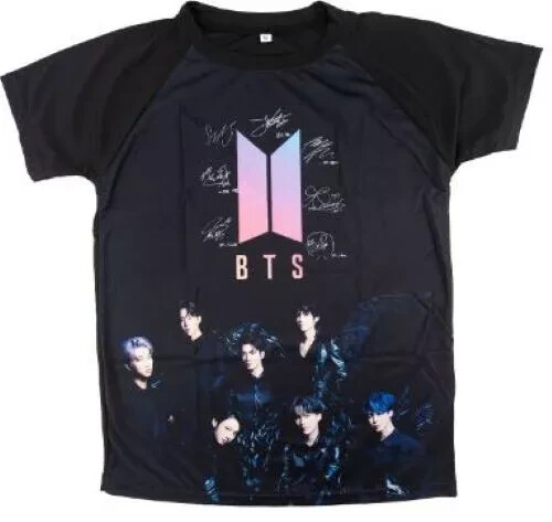 SALE - NEW Kid's BTS Band Lightweight 3D print T-Shirt (Style 1) - Picture 1 of 3
