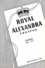 Noel Coward "BLITHE SPIRIT" Clifton Webb / Peggy Wood 1943 Toronto Playbill