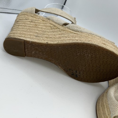 Michael Kors Damita Womens Size 9M Tan Wedge Espadrille Sandals - Picture 5 of 8