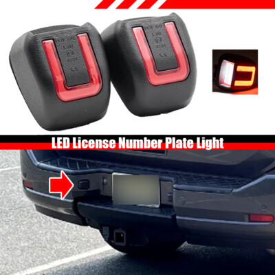 2X For Nissan Navara D40 Frontier Suzuki Equator LED License Plate Lamp Lights
