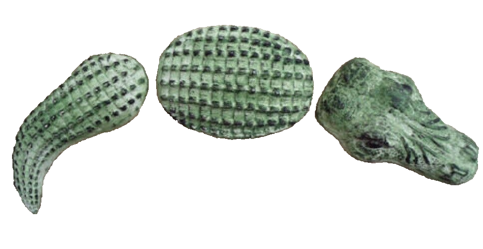 Concrete Alligator Garden Mold - DIY Crocodile Statue Maker For Outdoor Decor (Small 17.7 Inch)