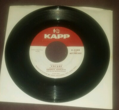 Umberto Marcato promo 45 Autumn Concerto / Volare Kapp K-228X vg+