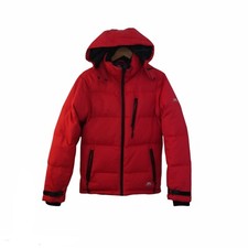 Trespass Technical Performance Tp50 Waterproof Down Red Coat Jacket Size Xxs
