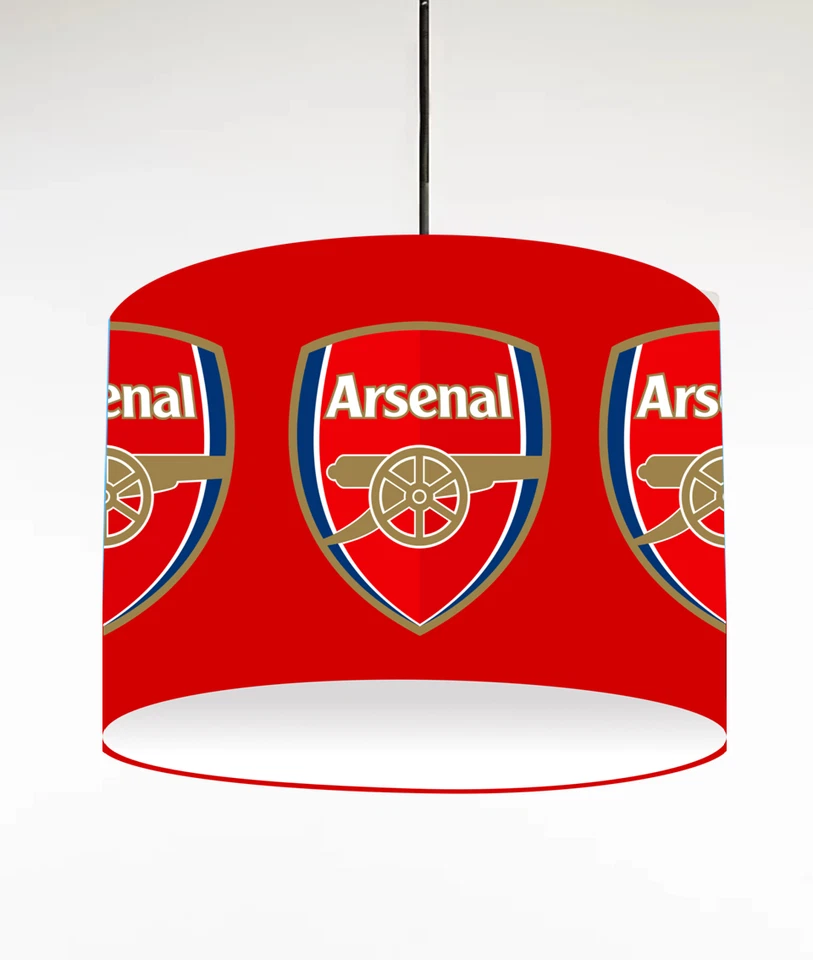 ARSENAL the gunners CEILING DRUM LIGHT SHADE / TABLE LAMPSHADE 3 SIZES