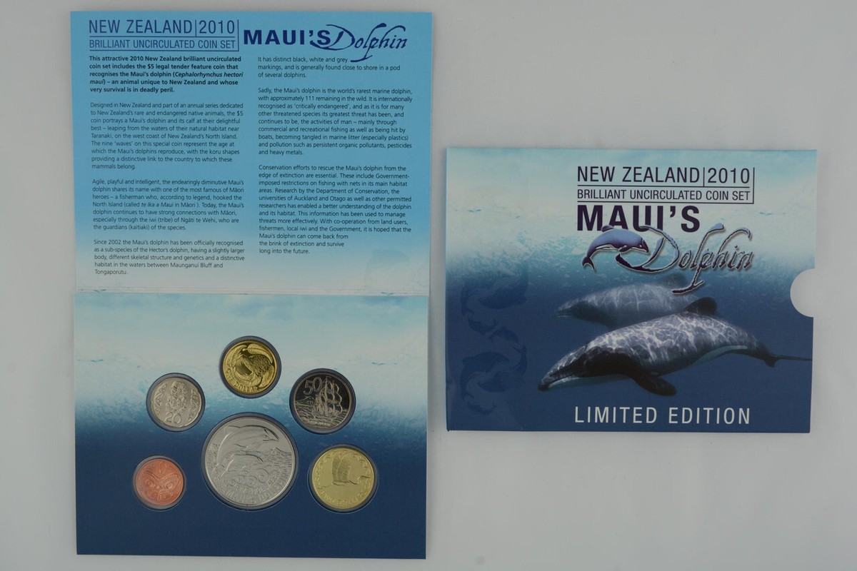 New Zealand - 2010 - Annual Uncirculated Coin Set - Maui's