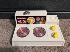 Vintage 1978 Fisher Price Cook Top Stove Magic Burners