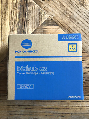 Konica Minolta bizhub C25 Tonerkatusche Gelb original verpackt