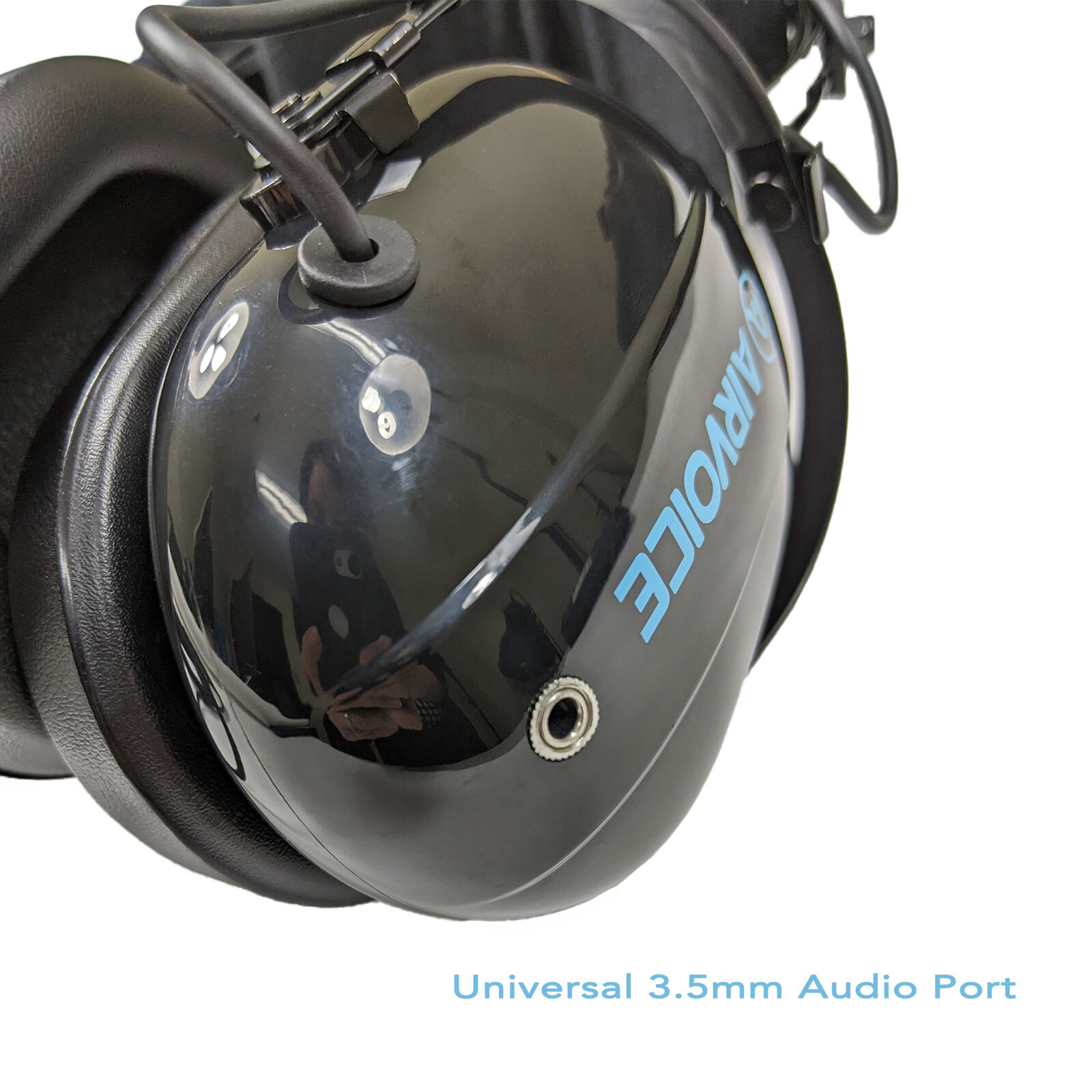 Aviation Headset for Fixed Wing & Small Aircrafts w/Dual PJ055 & PJ