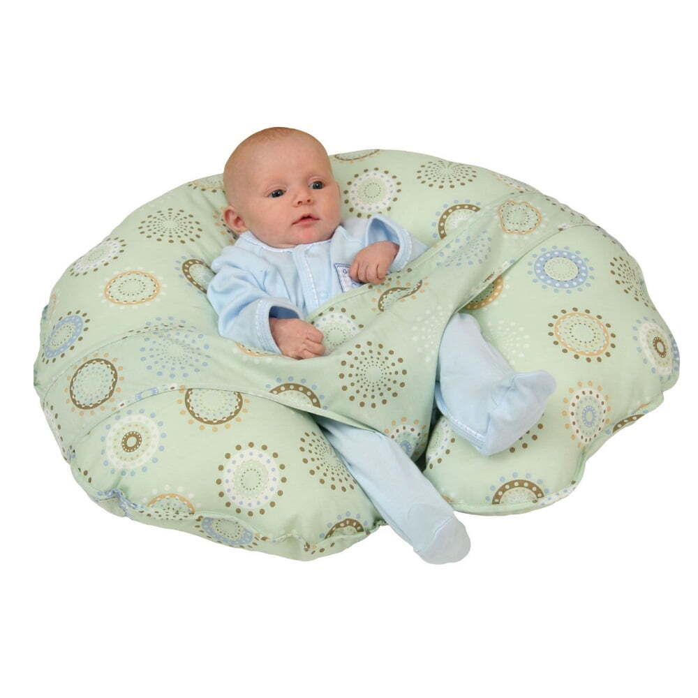 Leachco Cuddle-U Original Sunny Circles Nursing Pillow & More Sham-Style-image