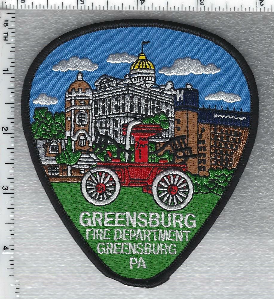 Greensburg Fire Department (Pennsylvania) Shoulder Patch | eBay