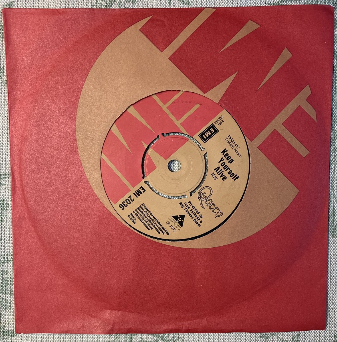 クイーン KEEP YOURSELF ALIVE 7インチレコード Queen - Keep Yourself Alive, 7