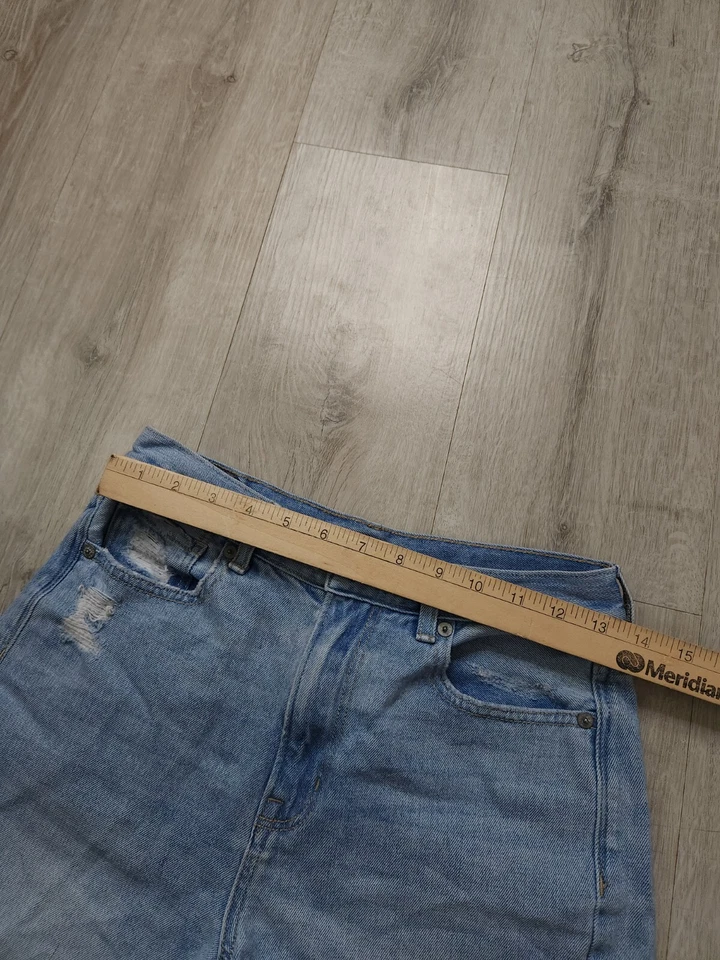 American Eagle Jean Shorts Distressed Lot Blue Denim Size 2 - Image 4 of 4