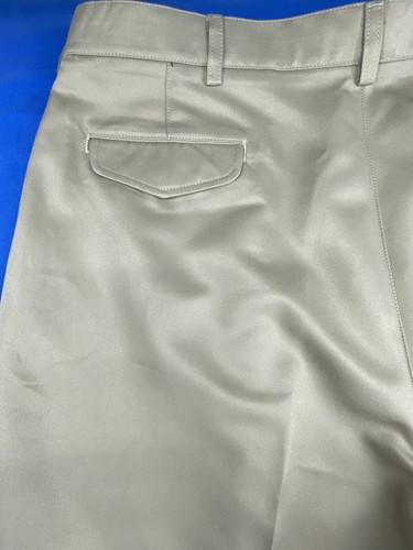 Vintage Savane Silkworks Dress Pants Beige Pleated Cuffed Men’s Size 40X32 NWT - Picture 15 of 21