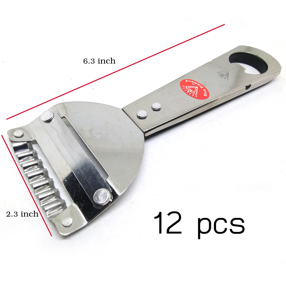 12 Pcs Carrot y Peeler potato vegetable fruit stainless steel knife E
Opens in a new window or tab