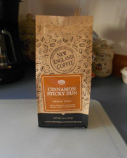 NEW ENGLAND CINNAMON STICKY BUN GROUND COFFEE 1LB. BAG Med. roast