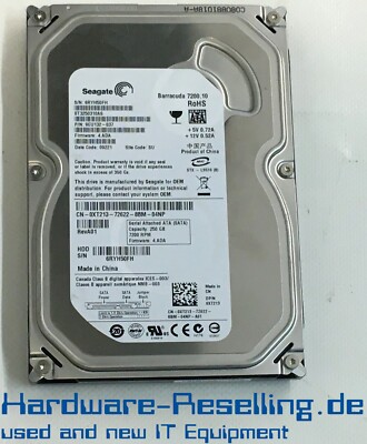 Seagate HP 250GB 3.5'' 7.2k SATA HDD ST3250310AS 9EU132-037