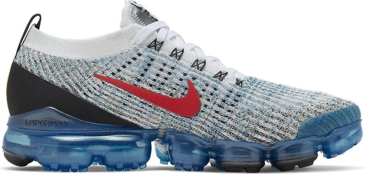 Nike Air VaporMax Flyknit 3 Photo Blue Gold for Sale