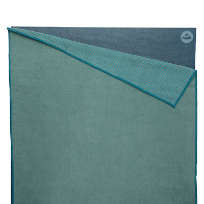 Yogatuch GRIP ² Yoga Towel mit Antirutschnoppen mineral blue