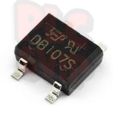 50pcs DB107 DB107S SMD-4 RECTIFIER BRIDGE 1A 1000V DBS NEW