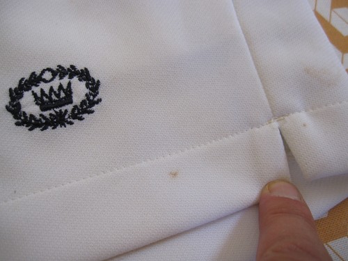 Short Trevois 80'S vintage Blanc Tennis 100 % polyester Homme - 48 / XL - Picture 2 of 7