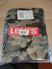 Levi's Boys' Graphic Pullover Hoodie- Cyprus Camo Pattern Medium - New With Tags