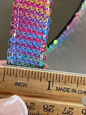 KURT GEIGER LONDON RAINBOW SEQUIN CRYSTAL EVIL EYE BELT SIZE S/XS NWT Kurt Geiger | Accessories | Kurt Geiger London Rainbow  main image 3